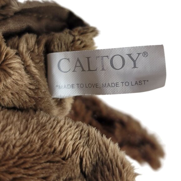 Caltoy Owl Plush Hand Puppet Brown 9" Pretend Play Wings Big Eyes Stuffed Animal - Picture 9 of 10